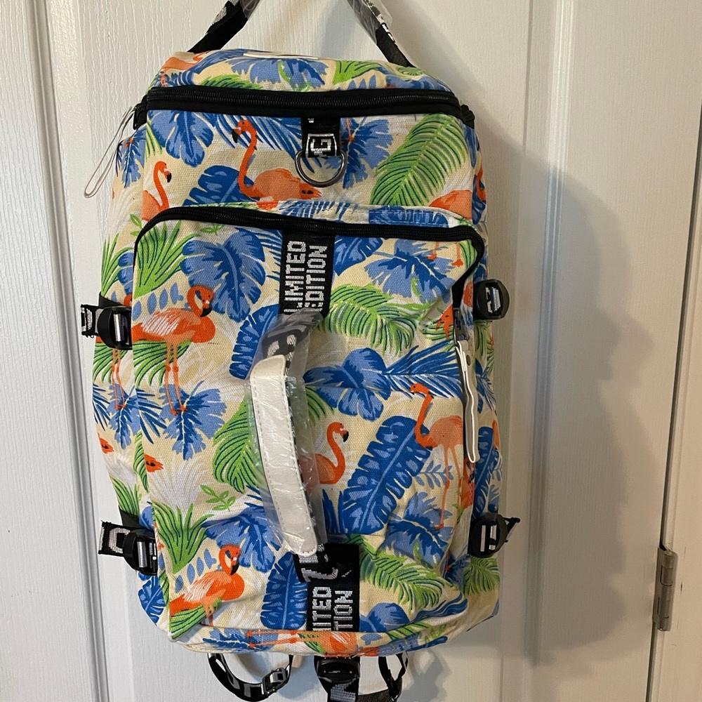 Kinouchi 1975 Limited Edition Flamingo Backpack/Duffel Bag